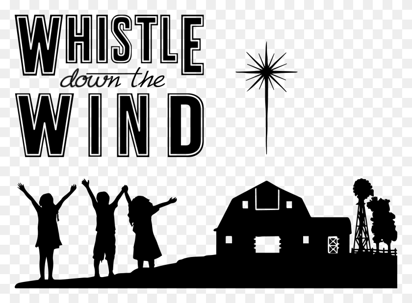 2373x1702 Whistle Down The Wind Black Whistle Down The Wind Musical Logo, Person, Human, Text HD PNG Download