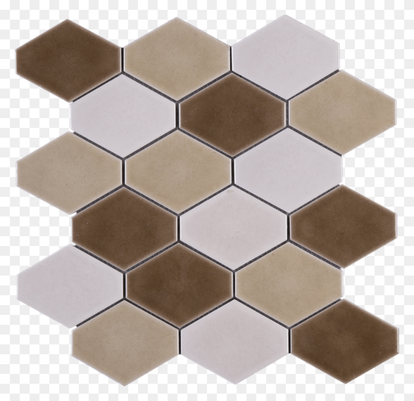 1024x992 White And Brown Ceramic Mesh Mounted Mosaic Tile, Floor, Soccer Ball, Ball HD PNG Download