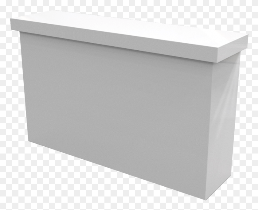 814x652 White Bar No Background Toy Chest, Furniture, Box, Chair Descargar Hd Png