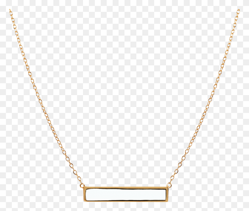 1798x1500 White Block Bar Necklace Chain, Pendant, Jewelry, Accessories HD PNG Download