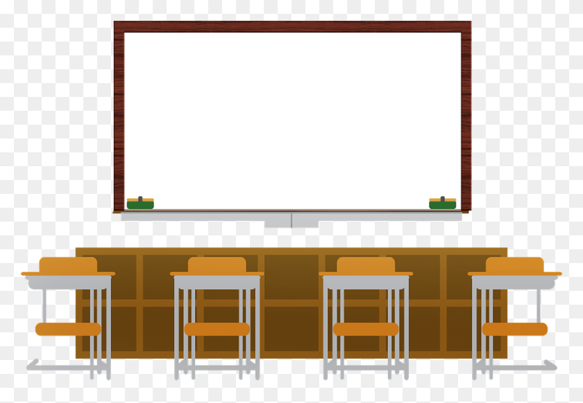 960x643 White Board Classroom Desk Education Board School Salon De Clases, Projection Screen, Screen, Electronics HD PNG Download