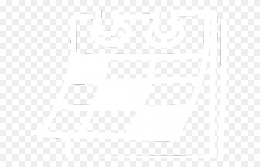 White Calendar Logo, Stencil, Text, Lock HD PNG Download FlyClipart