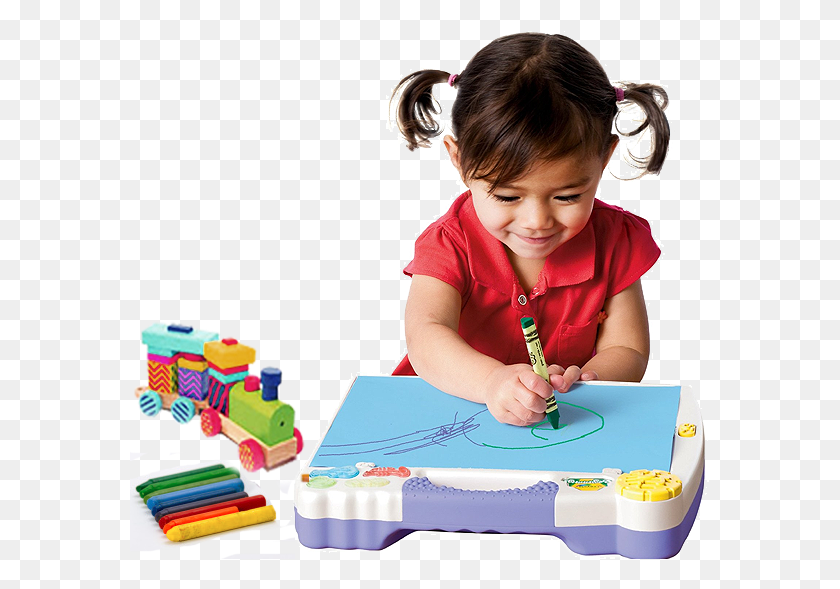 581x529 White Canvas Preschool Crayola Beginnings, Person, Human, Female HD PNG Download