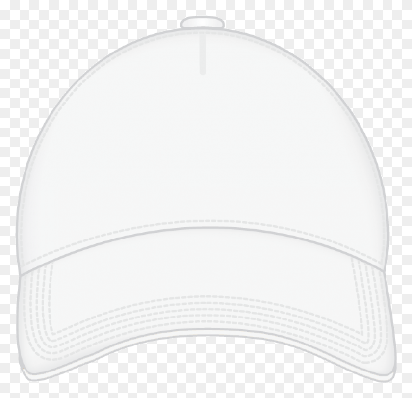 1133x1091 White Cap Front, Clothing, Apparel, Baseball Cap HD PNG Download