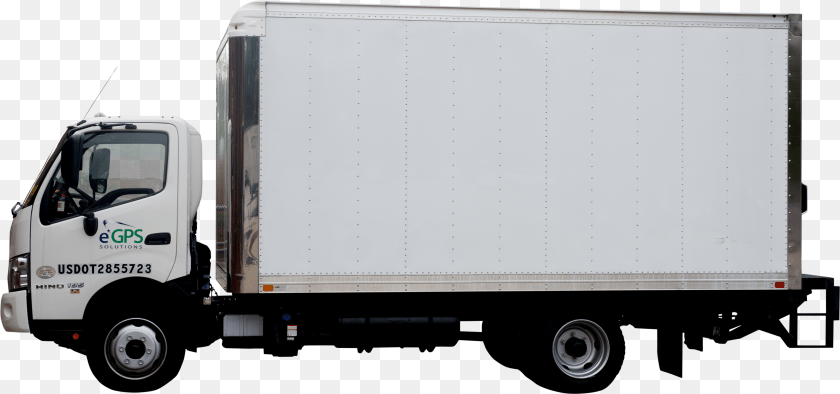 White Cargo Truck Sticker PNG