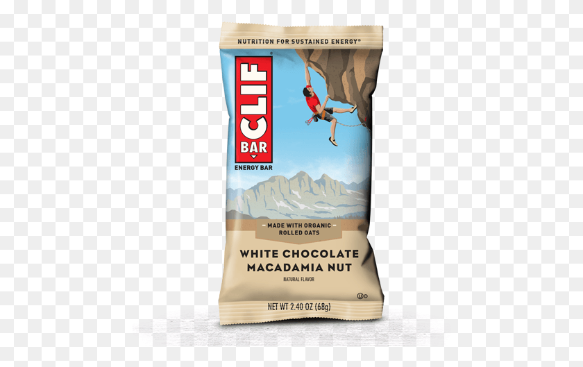 461x469 White Chocolate Macadamia Nut Flavor Clif Bar White Chocolate Macadamia Nut, Sack, Bag, Plant HD PNG Download