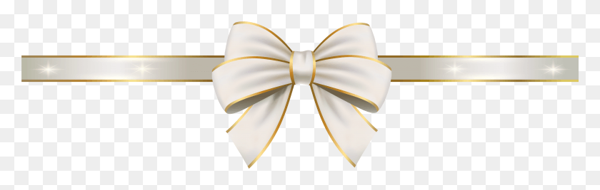 6256x1661 White Christmas Bow Svg Freeuse Library, Tie, Accessories, Accessory HD PNG Download