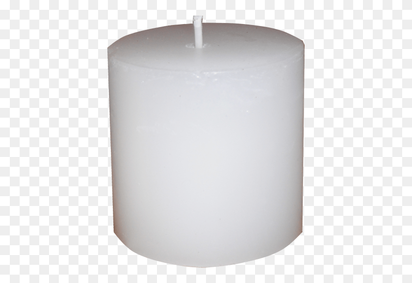 405x517 White Classic Pillar Candle 5cm X 5cm Candle, Milk, Beverage, Drink HD PNG Download