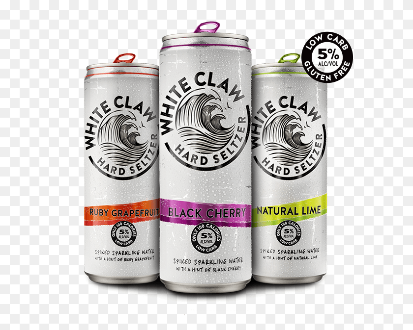 598x613 White Claw Hard Seltzer, Tin, Can, Beer HD PNG Download