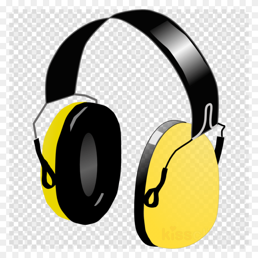 900x900 White Clipart Headphone And Use In, Electronics, Headphones, Headset HD PNG Download