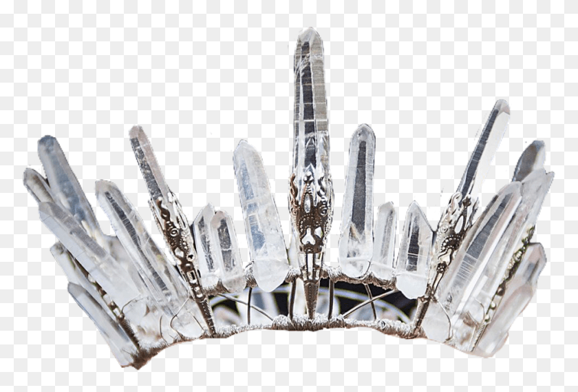 945x617 White Crown Crystal Crystals Aesthetic Cute Pngs Tiara, Mineral, Quartz, Accessories HD PNG Download