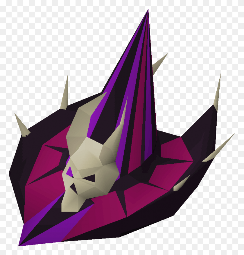 851x892 White Dark Bow Paint Osrs, Origami, Paper HD PNG Download