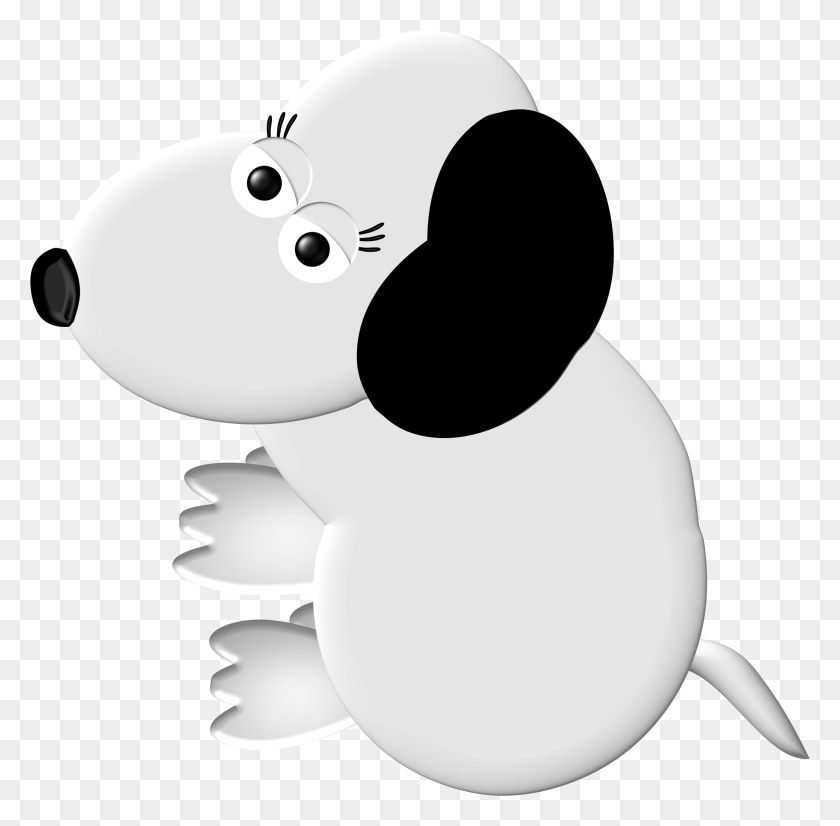 2147x2110 White Dog Computer Art Graphic Illustration Cartoon, Bird, Animal, Penguin HD PNG Download