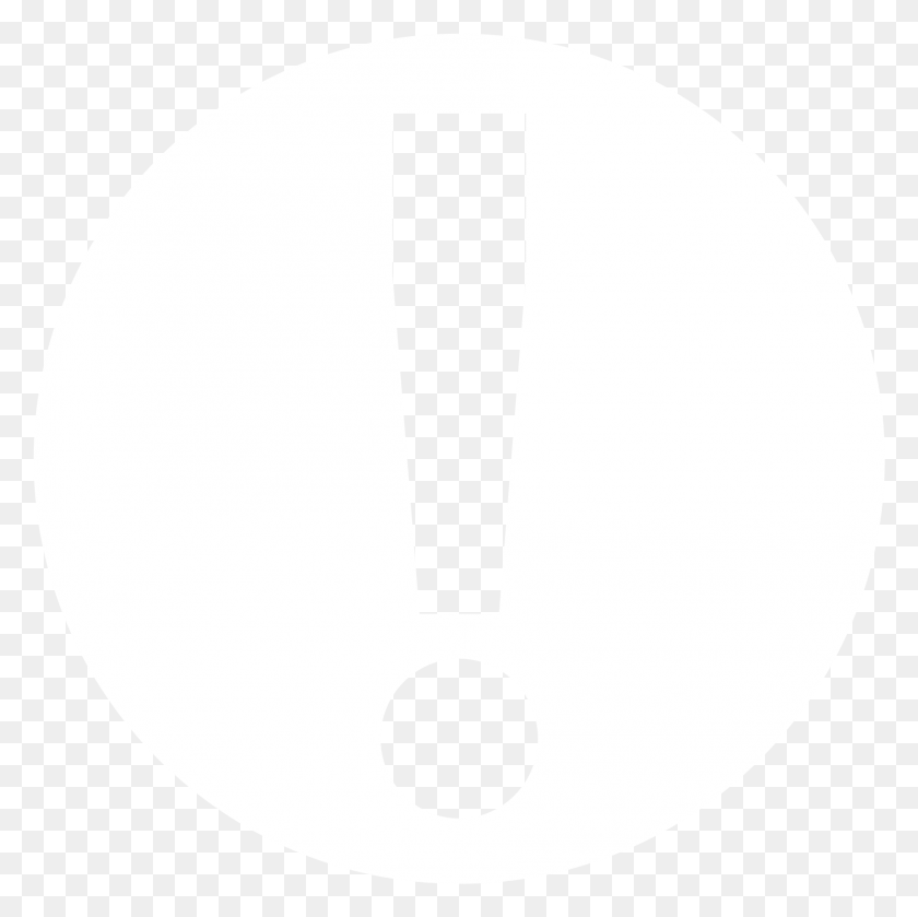 1809x1809 Белый Восклицательный Знак, Символ, Логотип, Товарный Знак Hd Png Скачать