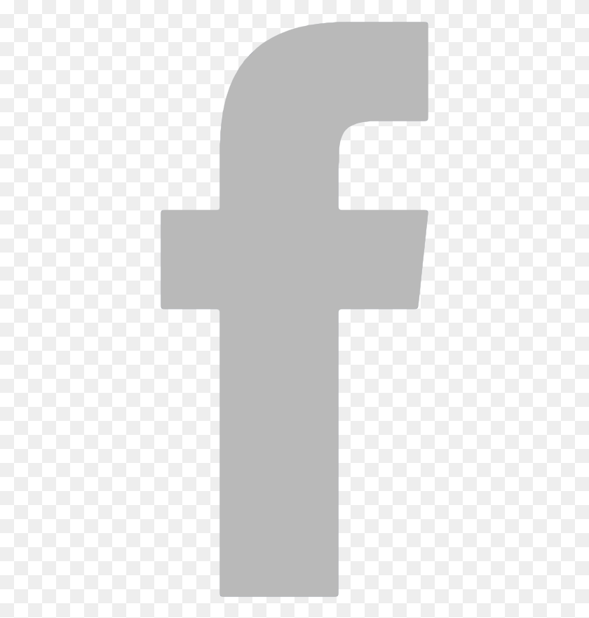 383x821 White Facebook Symbols Cross, Symbol, Crucifix HD PNG Download