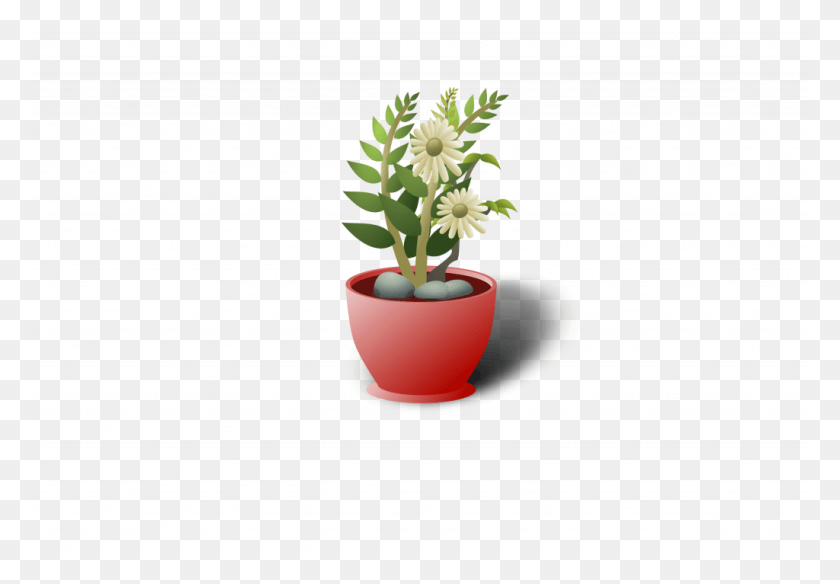 1024x688 White Flower Pot Best Of Clipart White Flower Pot Flowerpot, Ikebana, Vase HD PNG Download