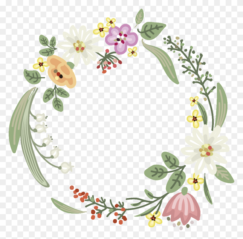 1024x1006 White Flowers Free Ai Files Flower Vector Garland, Graphics, Floral Design HD PNG Download