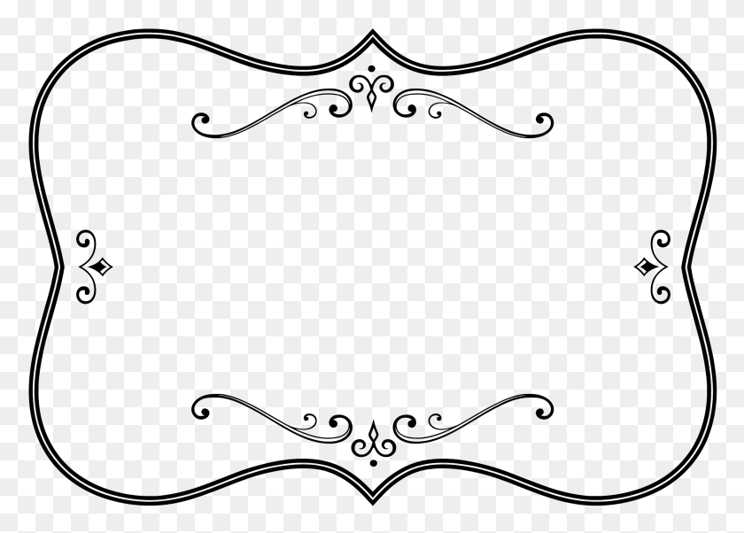 2257x1569 White Frame Photo Marcos Blanco Y Negro, Accessories, Accessory, Jewelry HD PNG Download