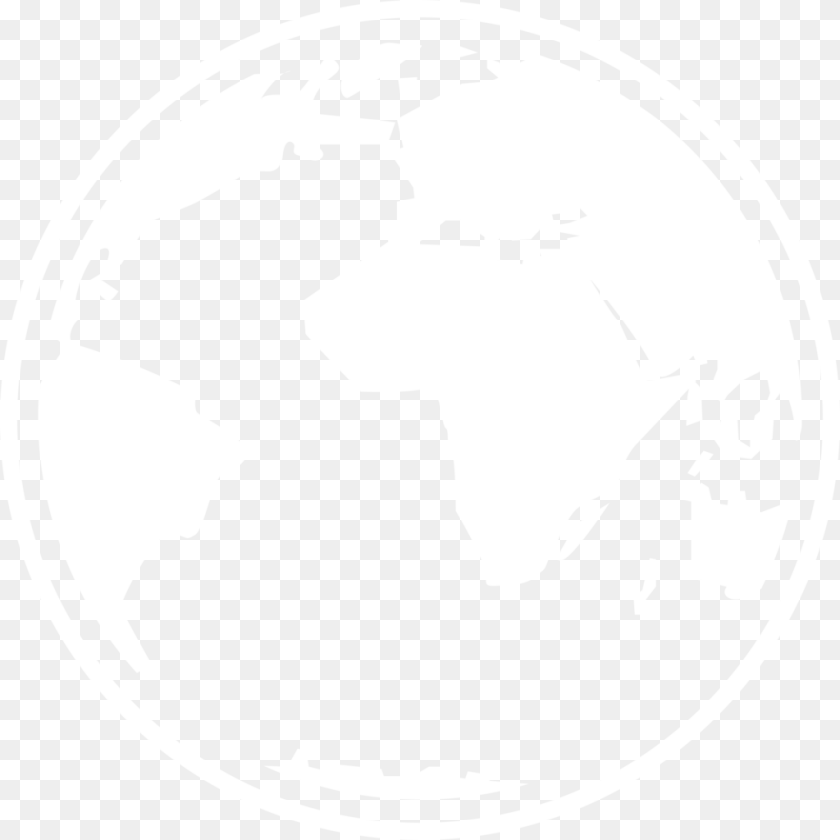 White Globe Icon Johns Hopkins Logo White, Baby, Person, Astronomy, Outer Space Sticker PNG