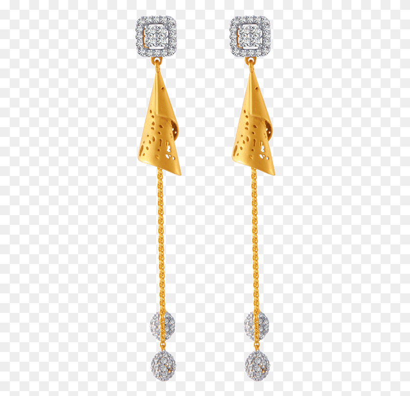 289x750 Descargar Png Oro Blanco Y Solitario Jhumki Pendientes Para Mujer Pendiente Pc Chandra Jewelers, Ice Pop, Dulces, Comida Hd Png