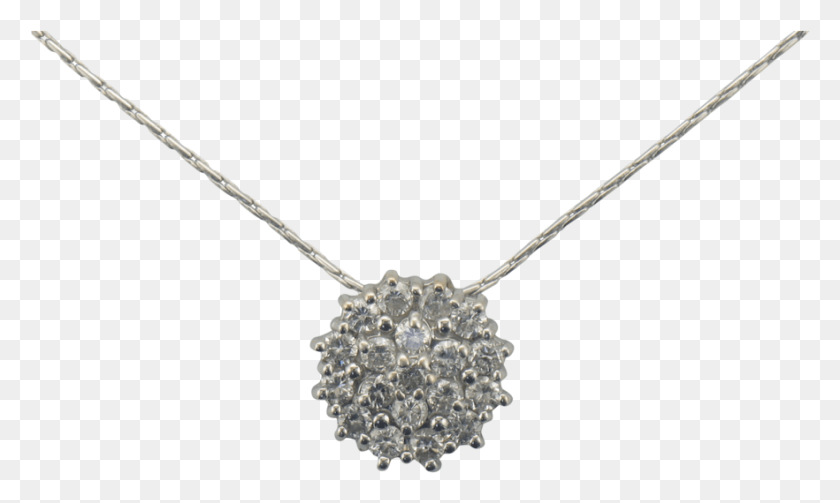 882x502 Collar De Oro Blanco, Diamante, Piedra Preciosa, Joyería Hd Png