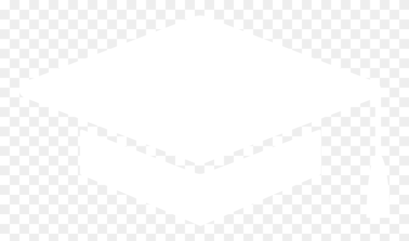 763x435 White Graduation Cap, Triangle, Text, Label HD PNG Download