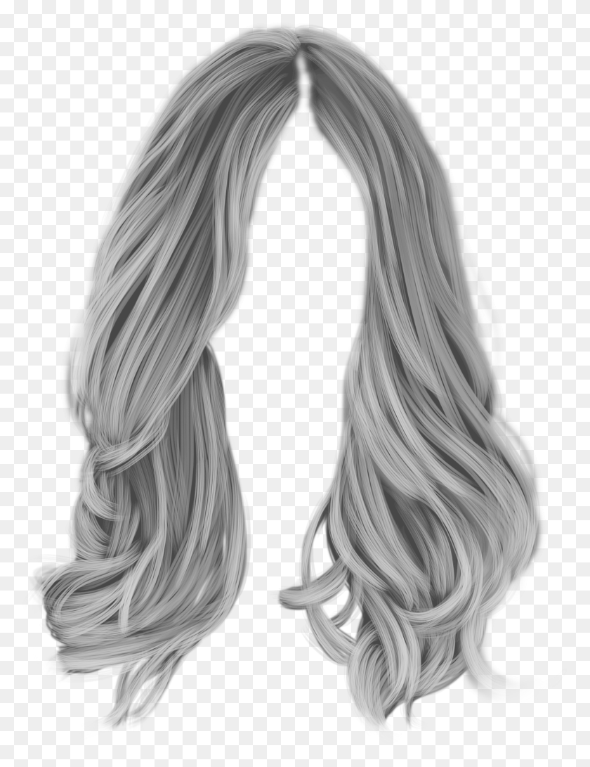 2025x2678 White Hair Blond, Clothing, Apparel, Scarf HD PNG Download