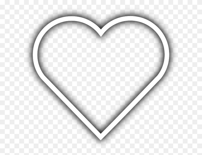 640x588 Descargar Png / Icono De Corazón Blanco, Corazón, Alfombra, Etiqueta Hd Png