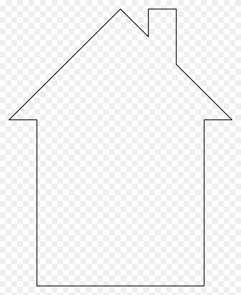 958x1190 White House Clipart House Shape Line Art, Gray, World Of Warcraft HD PNG Download