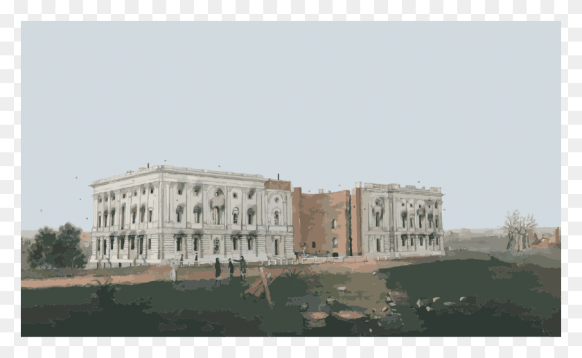 1278x750 White House United States Capitol Burning Of Washington Burning Of Library Of Congress, Person, Architecture, Building HD PNG Download