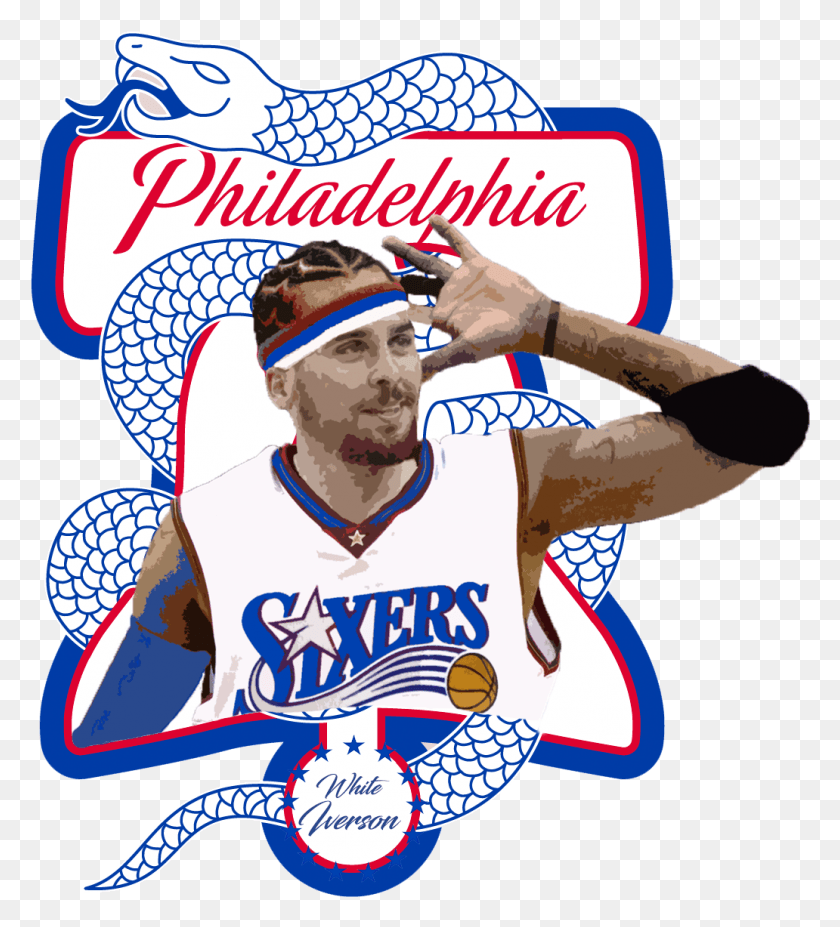 1032x1148 White Iverson The Livest One Philadelphia 76ers Iphone X, Advertisement, Clothing, Apparel HD PNG Download