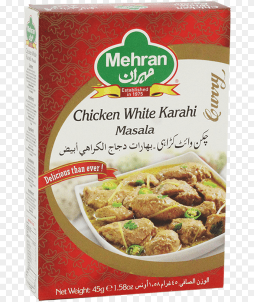 691x1001 White Karahi Masala Powder, Food, Lunch, Meal, Fried Chicken Sticker PNG