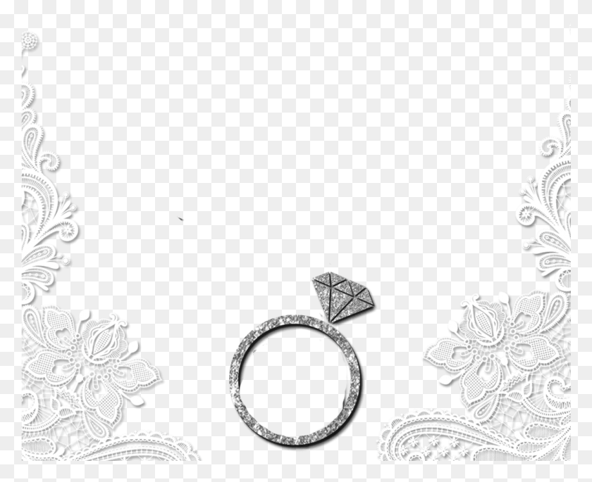 1081x867 White Lace Pre Engagement Ring, Floral Design, Pattern, Graphics HD PNG Download