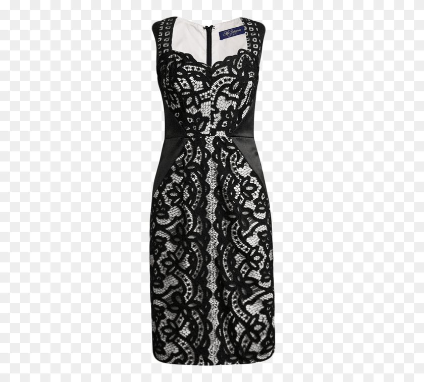 254x697 White Lace Transparent Transparent Background Little Black Dress, Rug Descargar Hd Png