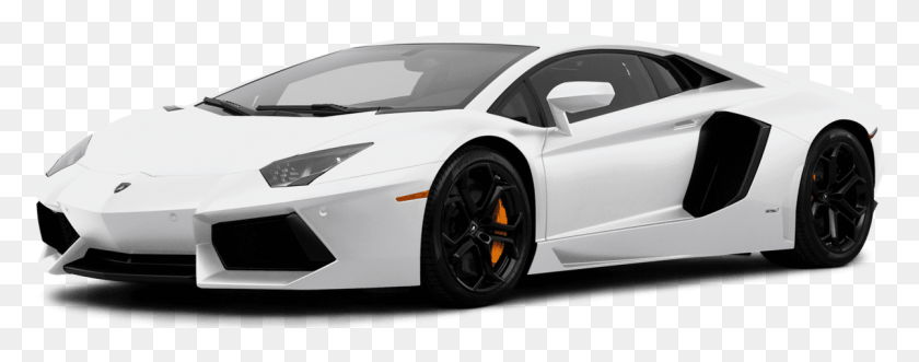 1201x418 Белый Lamborghini Aventador, Автомобиль, Транспортное Средство, Транспорт Hd Png Скачать