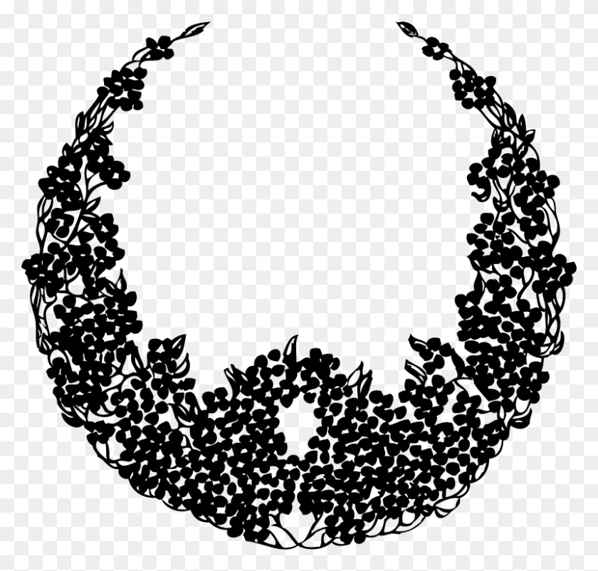 800x762 White Laurel Wreath, Gray, World Of Warcraft HD PNG Download