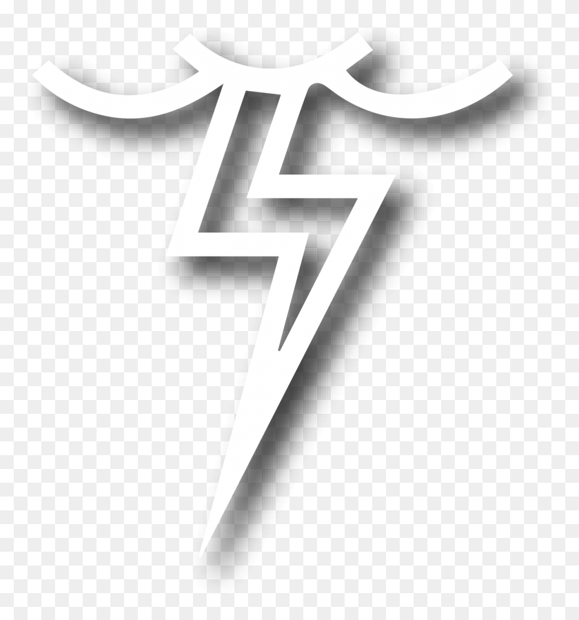 1556x1674 White Lightning Icon, Symbol, Cross, Emblem HD PNG Download