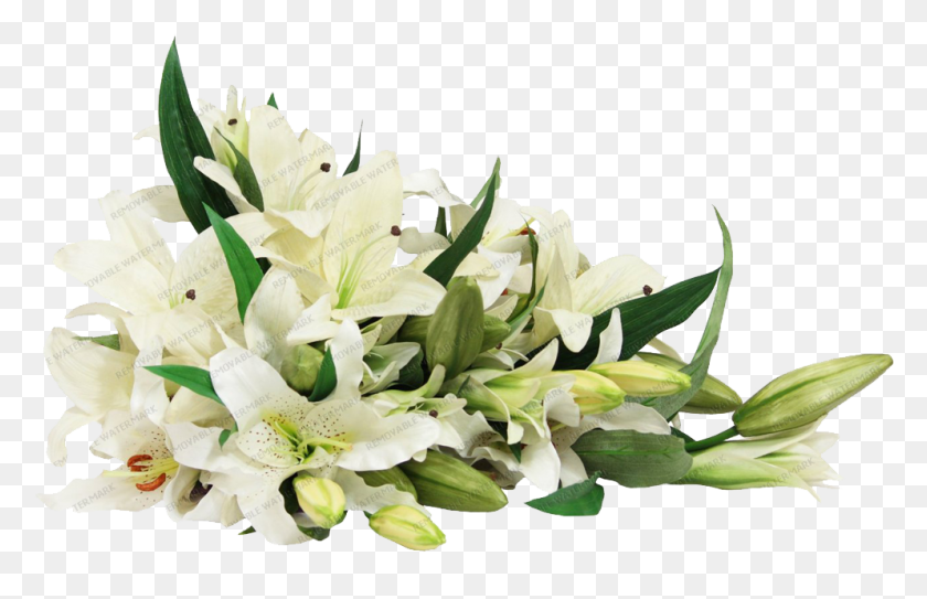994x616 Букет Белых Лилий Белые Лилии Цветы, Растение, Цветок, Цветение Hd Png Скачать