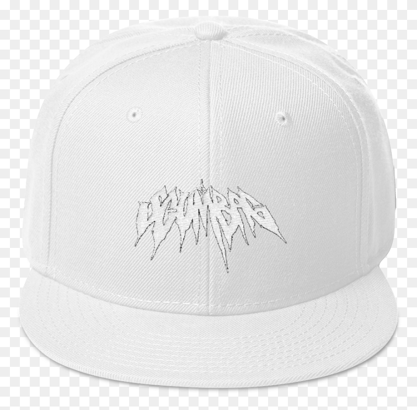 858x844 White Logo Snapback Hat Baseball Cap, Clothing, Apparel, Cap HD PNG Download