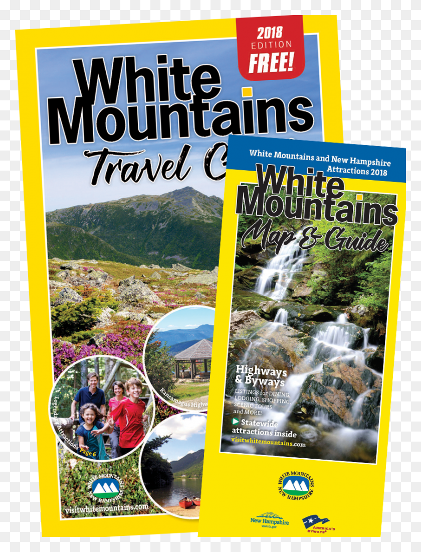 840x1120 White Mountains Nh Travel Planner Montañas Blancas, Persona, Humano, Cartel Hd Png