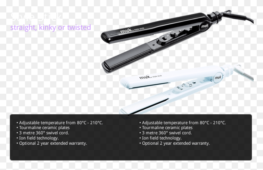 795x494 White Muk Hair Iron 80c Hair Iron, Tool, Wrench, Musical Instrument HD PNG Download