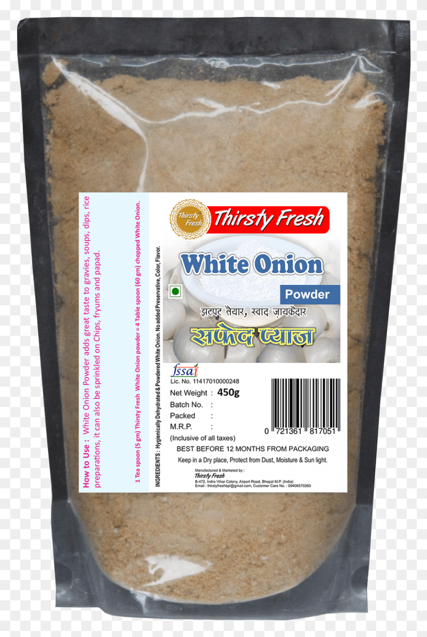 815x1246 White Onion Powder, Label, Text, Food HD PNG Download