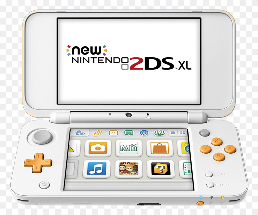 1246x1025 White Orange 2ds Xl Orange And White, Mobile Phone, Phone, Electronics HD PNG Download