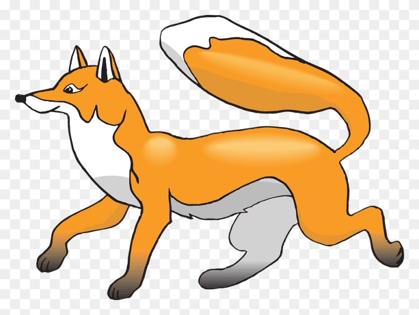 960x704 White Orange Fox Fox Clipart, Animal, Mammal, Wildlife HD PNG Download