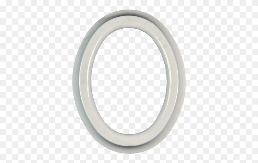 371x470 White Oval Frame Circle, Oval, Milk, Beverage HD PNG Download