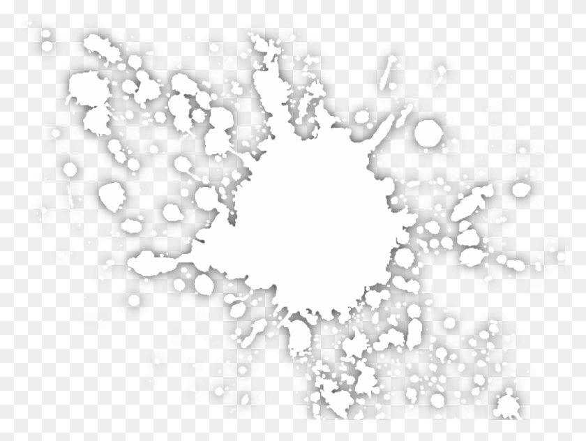1024x752 Белый Оверлей Freetoedit Наклейка Белая Краска Наложение, Рождественская Елка, Елка, Орнамент Hd Png Скачать