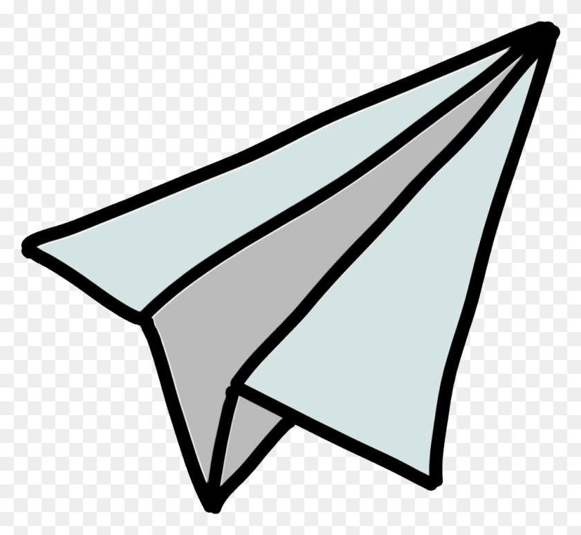 1009x923 White Paper Plane Clipart Photo Paper Airplane Clipart, Bow, Paper, Triangle HD PNG Download
