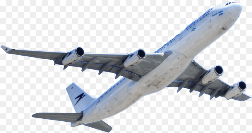 White Passenger Plane Flying On Sky Image Background Flying Airplane, Aircraft, Airliner, Flight, Transportation PNG