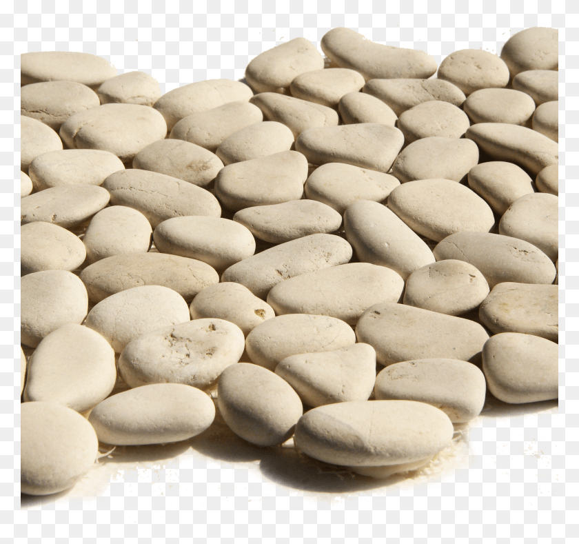3456x3232 White Pebbles Lux4home Pebble HD PNG Download