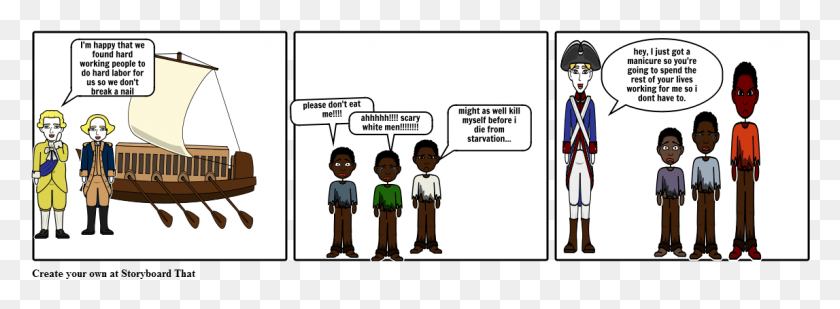 1147x367 White People Enslave Africans Cartoon, Person, Human, Text HD PNG Download